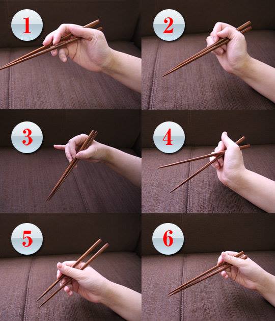 How To Hold Chopsticks