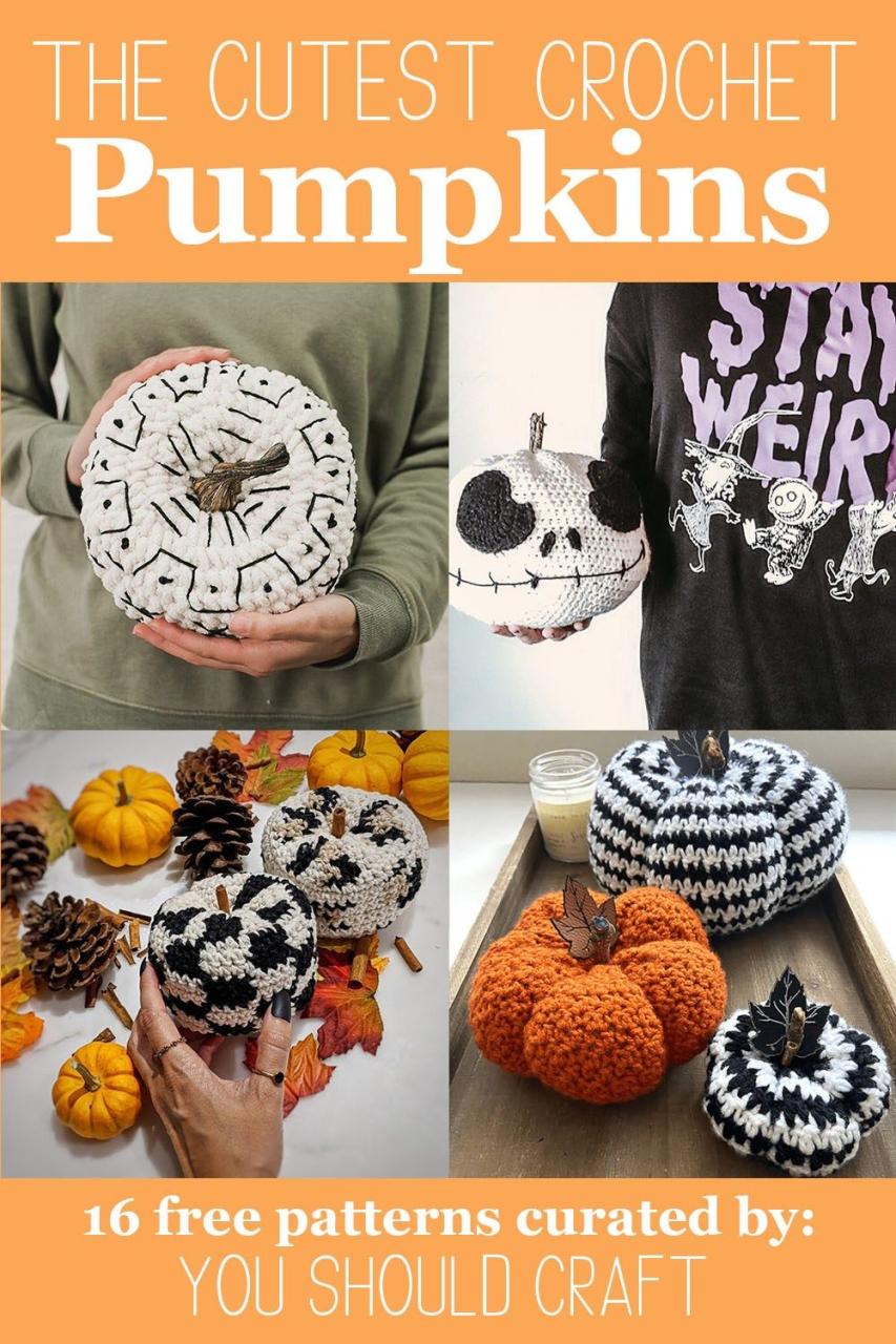 17 Free Crochet Pumpkin Patterns for Cozy Fall Decor