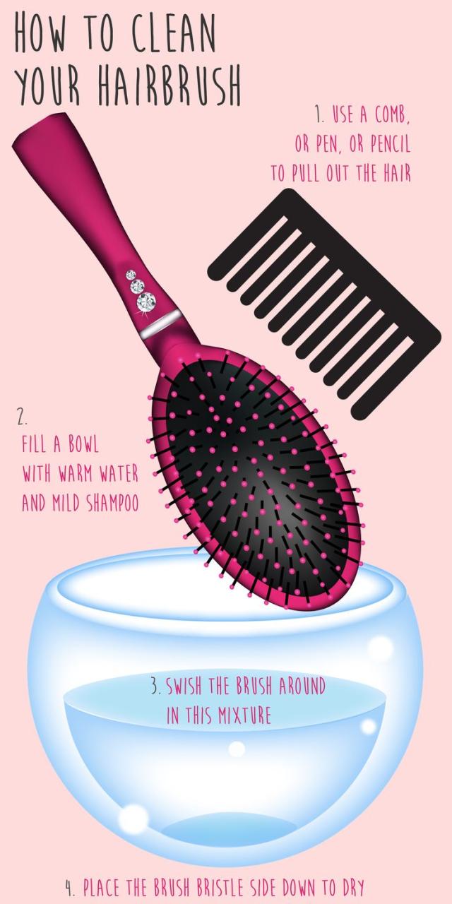 How To Clean Hair Brushes