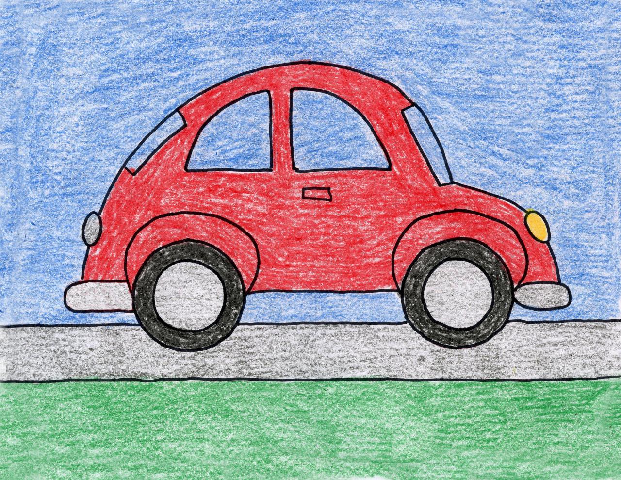 How To Draw A Car