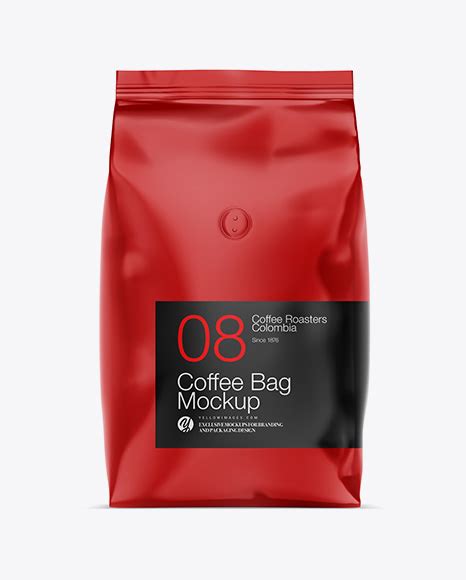 Free 1kg Glossy Coffee Bag PSD Mockup Mockups 69.92 MB