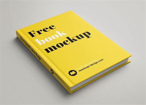 Free Book with Matte Cover PSD Mockup Half Side View Mockups 39.21 MB