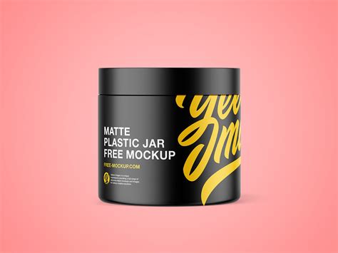 Free Cosmetic Jar PSD Mockup Mockups 39.39 MB