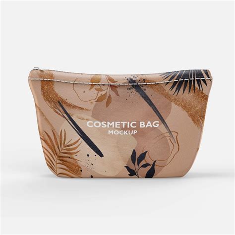 Free Glossy Cosmetic Bag PSD Mockup Mockups 77.07 MB