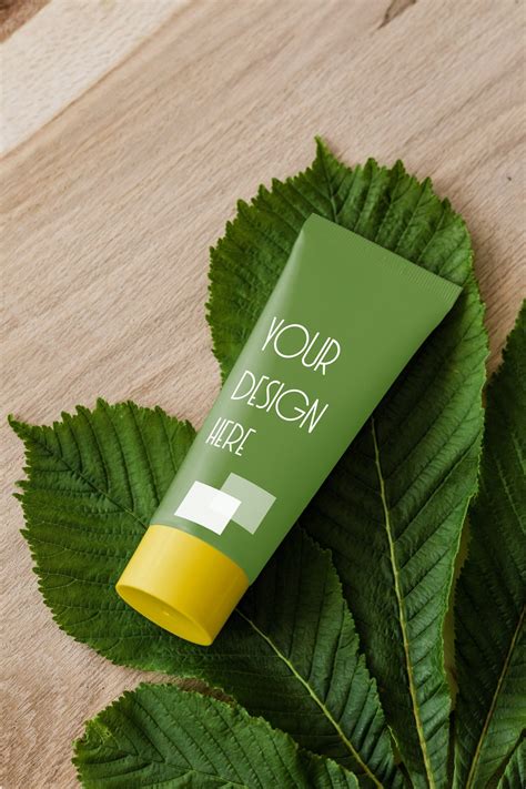 Free Glossy Cosmetic Tube PSD Mockup Mockups 12.75 MB