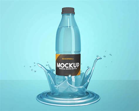 Free Glossy Plastic Bottle PSD Mockup Mockups 16.16 MB
