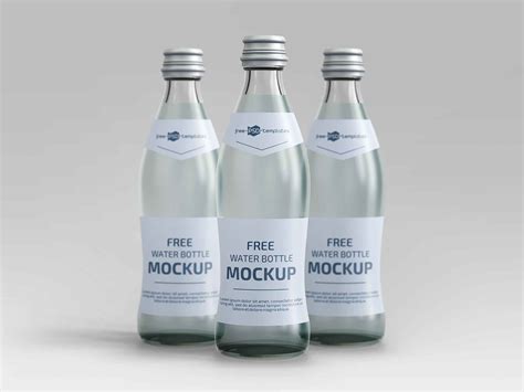 Free Glossy Plastic Bottle PSD Mockup Mockups 37.89 MB
