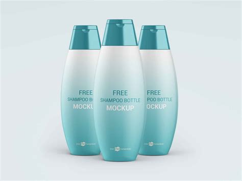 Free Glossy Shampoo Bottle PSD Mockup Mockups 40 MB