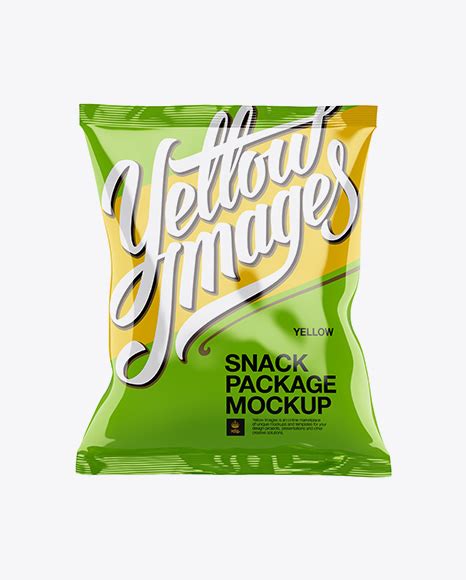 Free Glossy Snack Bag PSD Mockup Mockups 87.94 MB