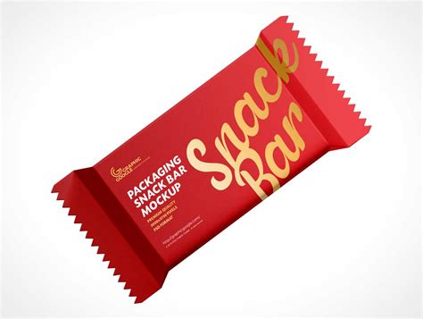 Free Kraft Snack Bar PSD Mockup Mockups 46.67 MB