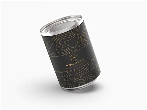 Free Matte Tin Can PSD Mockup Mockups 23.4 MB