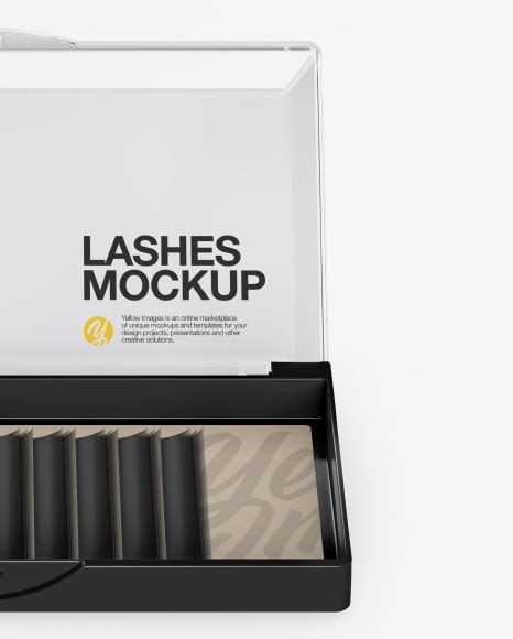 Free Opened Transparent Box With Lashes PSD Mockup Mockups 19.09 MB