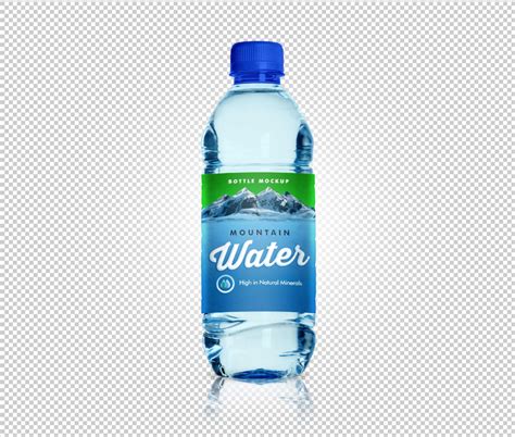 Free PET Water Bottle PSD Mockup Mockups 10.61 MB