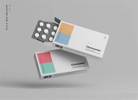 Free Paper Pills Package PSD Mockup Mockups 35.06 MB