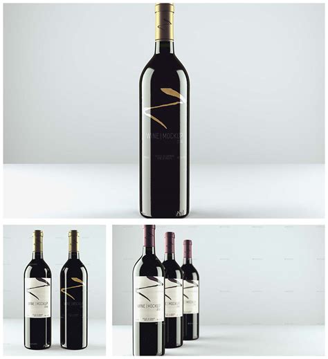 Free Red Wine Bottle with Corkscrew and Card PSD Mockup Mockups 79.6 MB