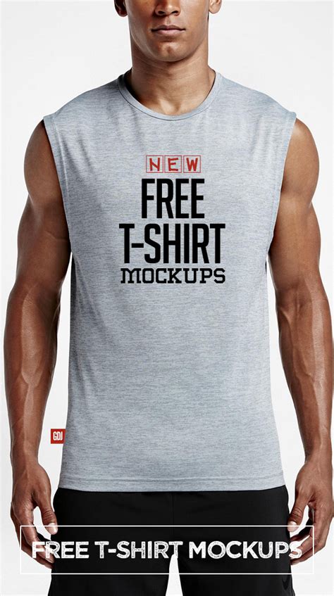 Free Sleeveless Shirt PSD Mockup Mockups 81.43 MB