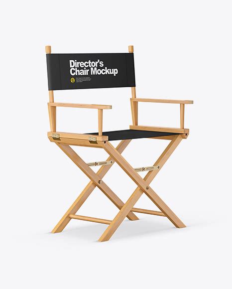 Free Wooden Director's Chair PSD Mockup Mockups 57.98 MB