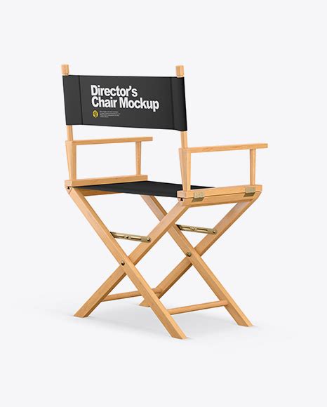 Free Wooden Director's Chair PSD Mockup Mockups 67.26 MB