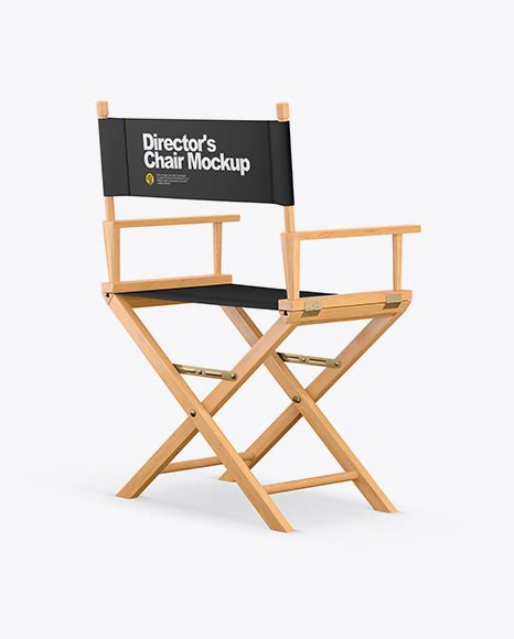 Free Wooden Director's Chair PSD Mockup Mockups 70.96 MB