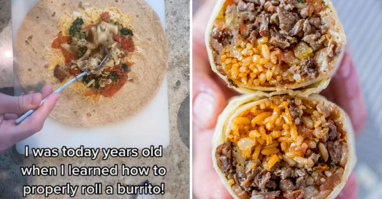 How To Roll A Burrito