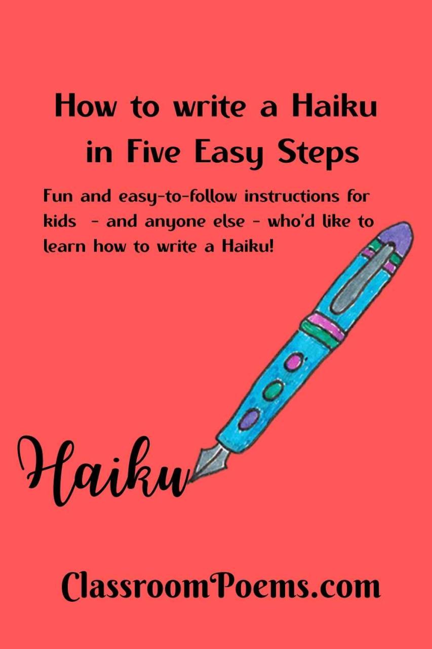 How To Write A Haiku