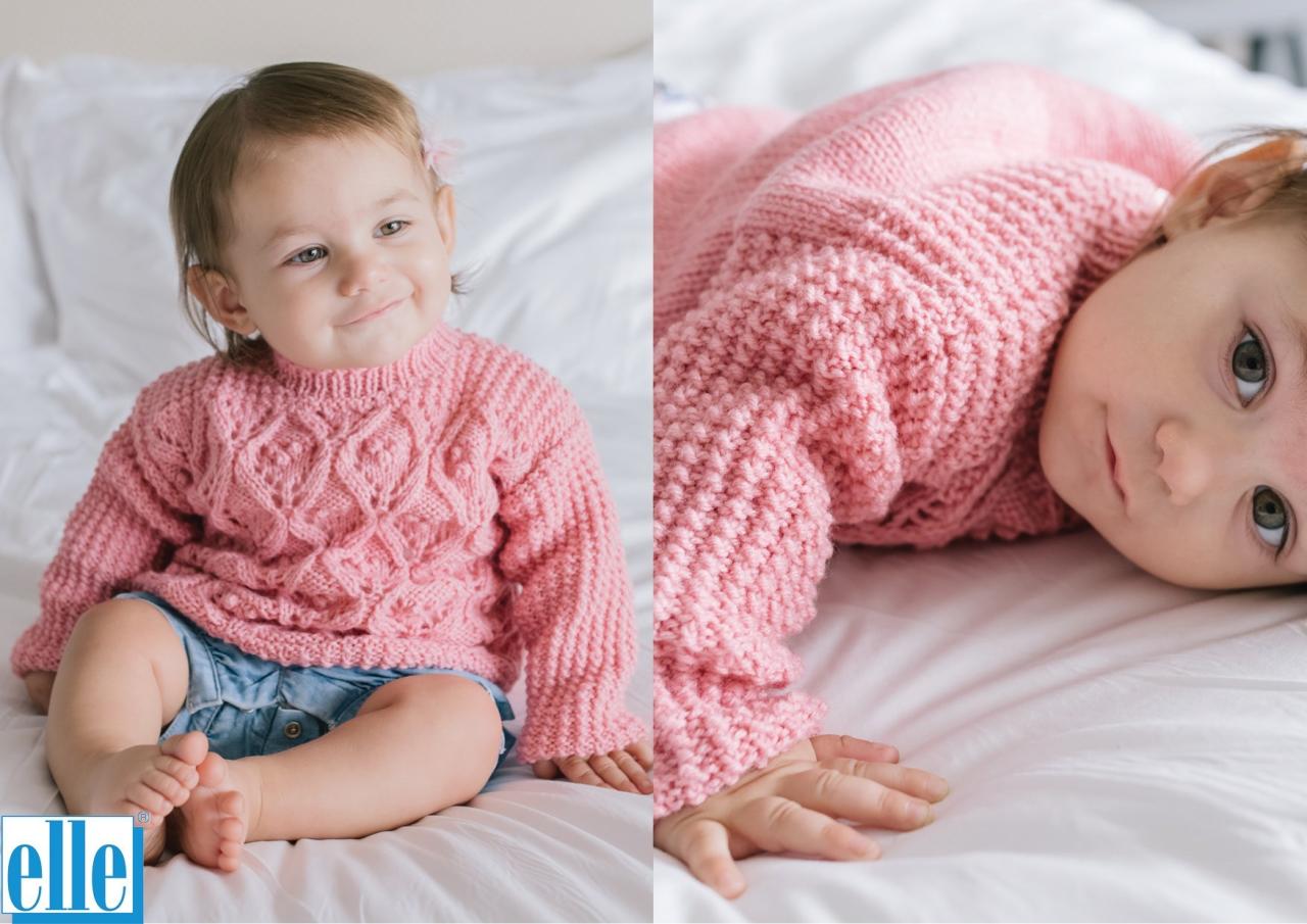 35 Free Baby Sweater Knitting Patterns