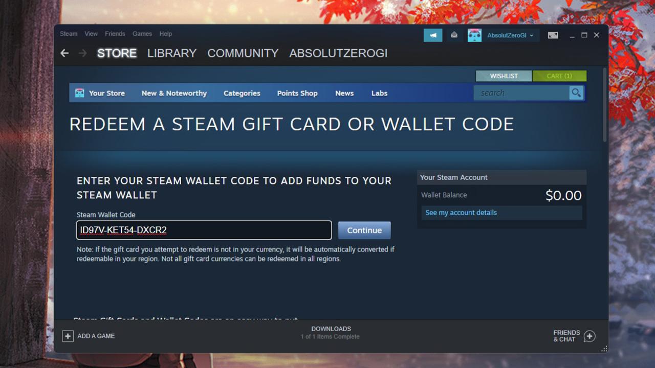 How To Redeem Steam Code