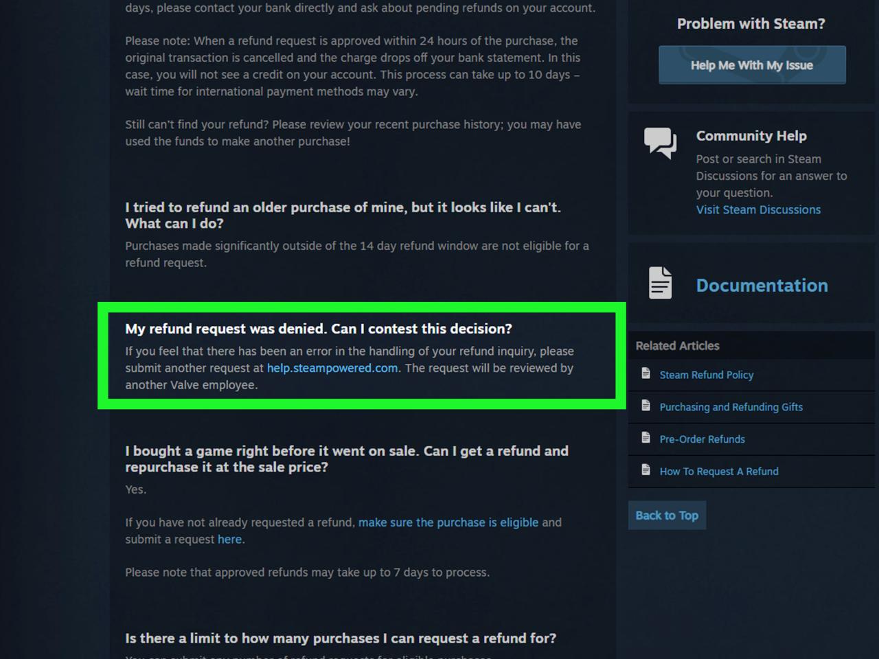 How To Return Steam Games