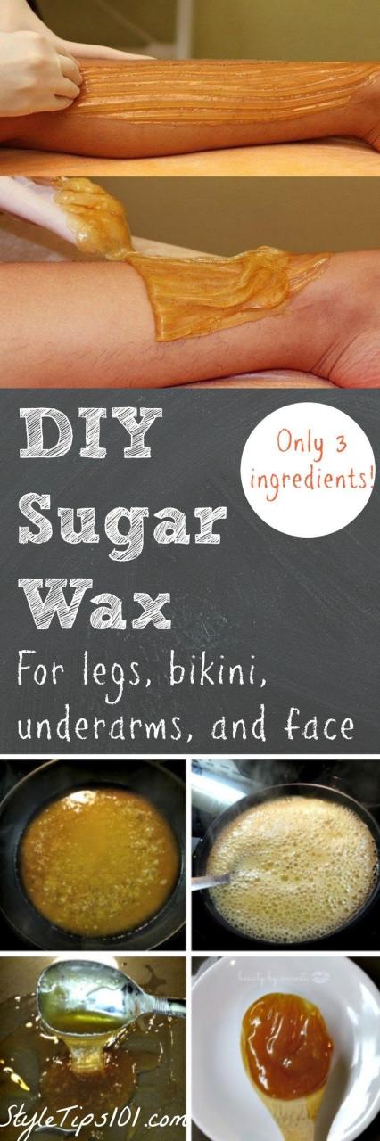 How To Make Sugar Wax