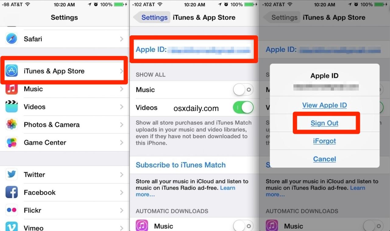 How To Change Apple Id