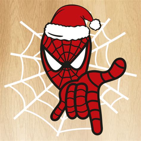 51+ Christmas Spiderman Svg Free Christmas with Spiderman SVG | Spider Santa PNG