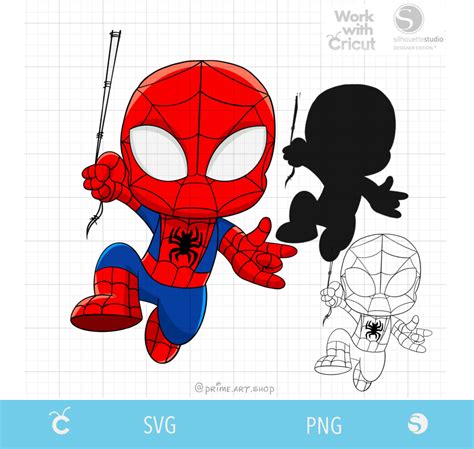 14+ Ghost Spiderman Svg Digital Baby Spidey Svg Cut File Ghost Spider Png Black Spiderman | My
