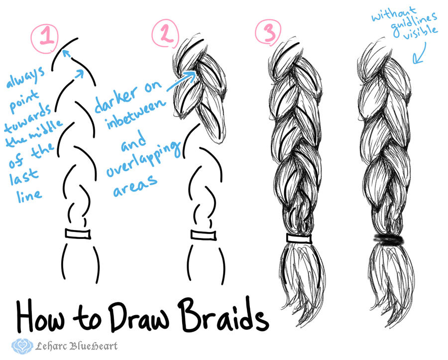 How To Draw A Braid