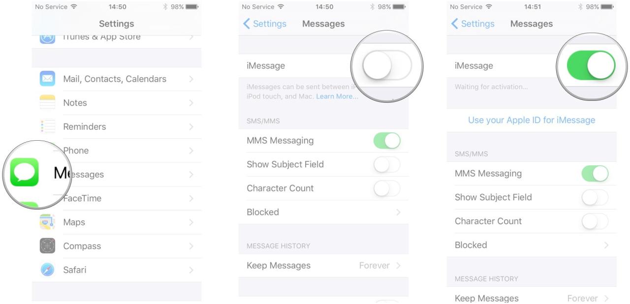 How To Enable Imessage