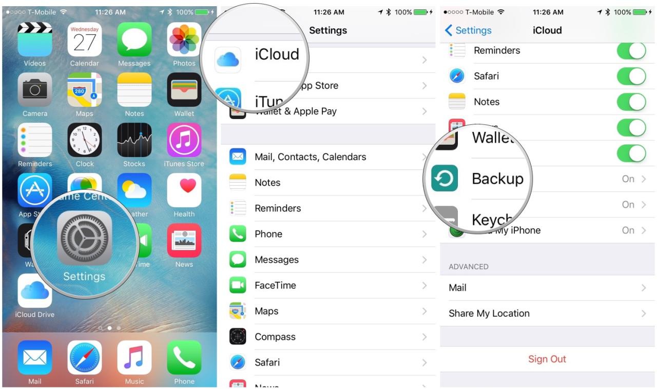 How To Backup Iphone