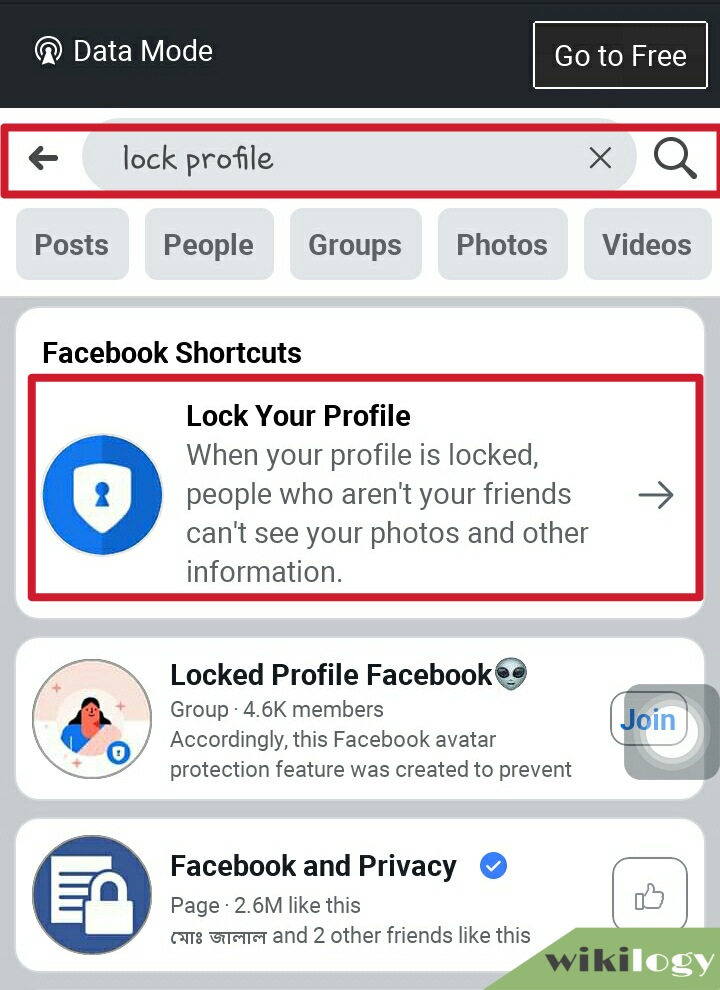 How To Lock Facebook Profile