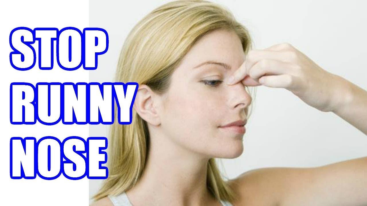 How To Stop Runny Nose