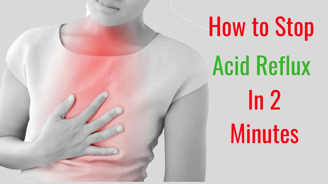 How To Stop Acid Reflux