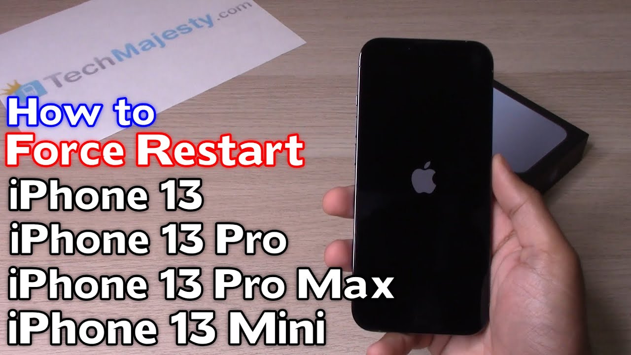 How To Restart Iphone 13
