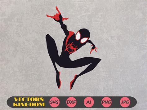 96+ Miles Morales Spider Man Svg Miles Morales | Machine Embroidery designs and SVG files