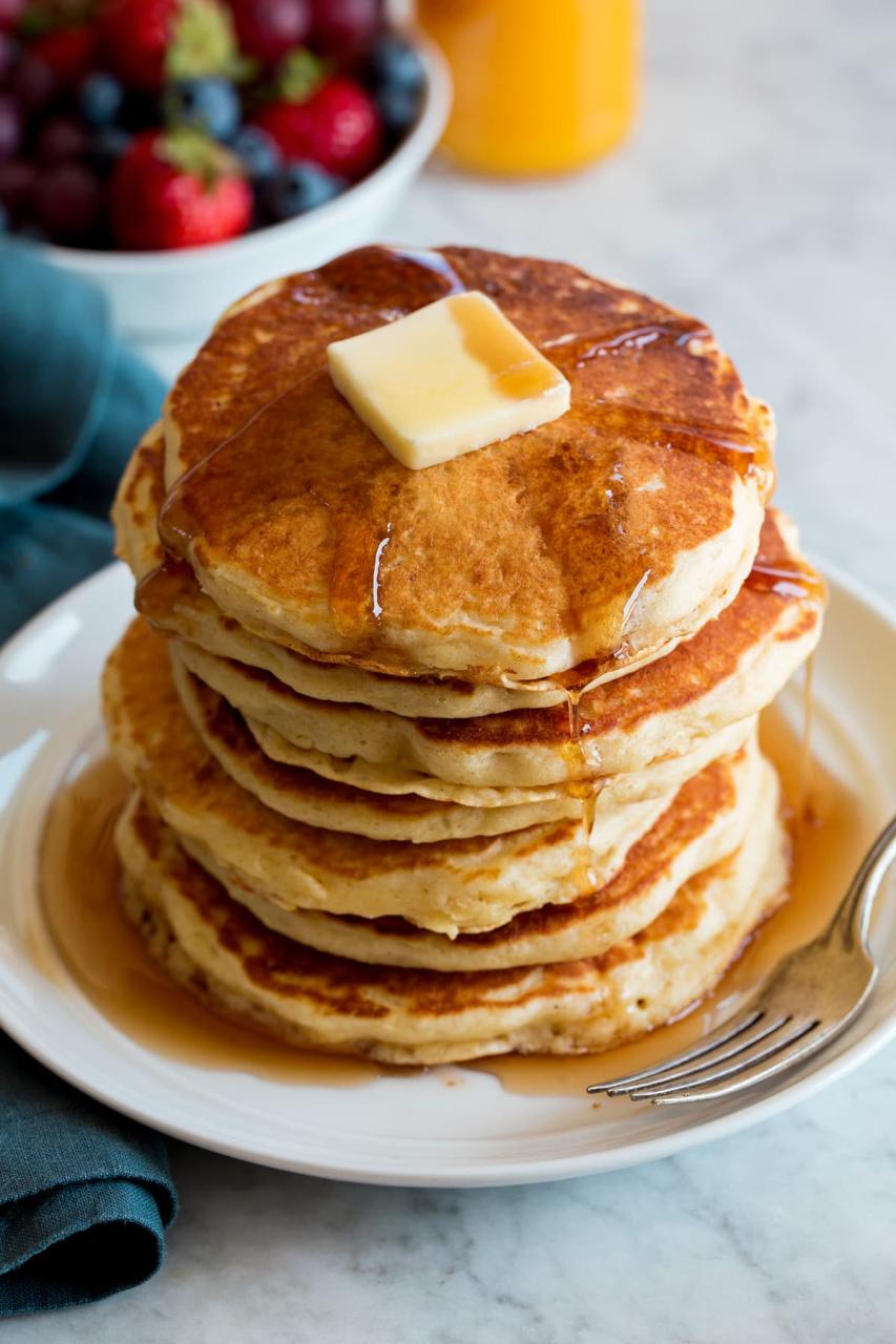 How To Make Homemade Pancakes