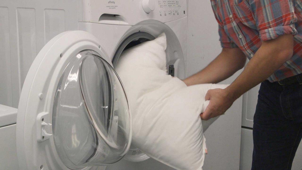 How To Wash A Pillow