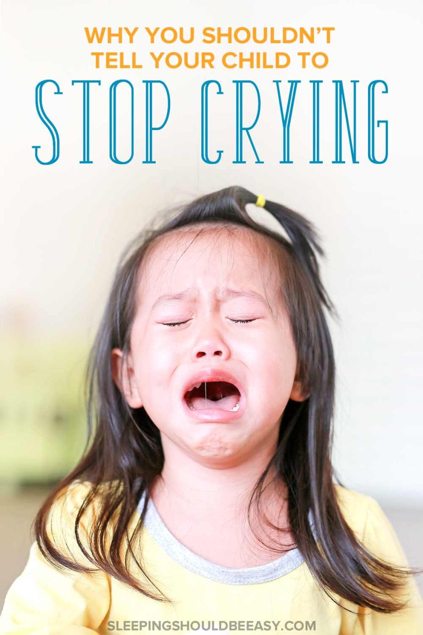 How To Stop Crying