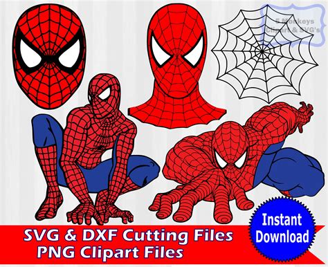 87+ Spider Man Svg Cricut Spiderman Svg for Cricut Free Set Creativity and Fun Digital Download