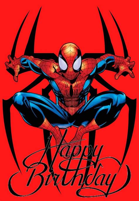 88+ Spiderman Birthday Card Svg Spiderman Birthday Boy Happy Birthday Spidermanspidey SVG | Etsy in