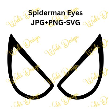 48+ Spiderman Eyes Svg HD Spiderman Character Eyes PNG | Citypng