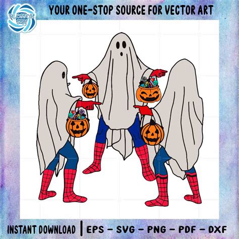 28+ Spiderman Halloween Svg Spiderman Ghost Halloween SVG Best Graphic Designs Cutting Files