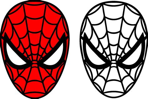 42+ Spiderman Head Svg Free spider man svg silhouette bundle kit instant download Visual Arts