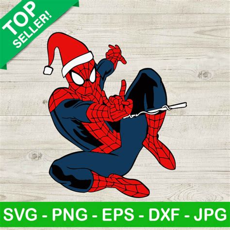 45+ Spiderman Santa Svg Christmas Spiderman Santa Hat (SVG dxf png) Marvel Superhero Cut File