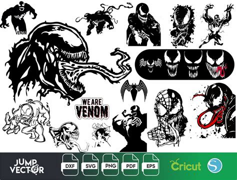 23+ Spiderman Venom Svg Spiderman Venom SVG File Digital Cricut Layered SVG | Etsy